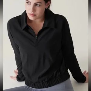 Athleta Haut Polo Advantage Top w/ Thumbholes